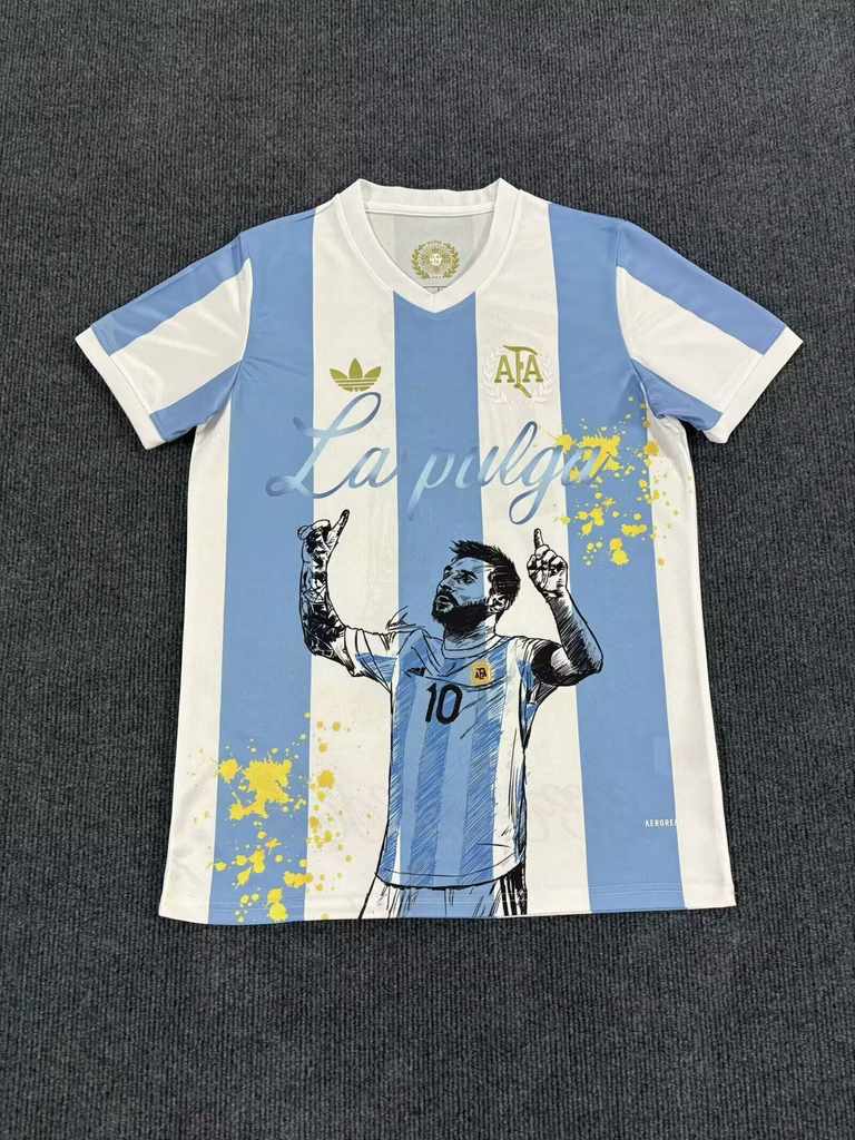 2025 Messi Argentina doodle version S-XXL 2025 梅西 阿根廷 涂鸦版 S-XXL