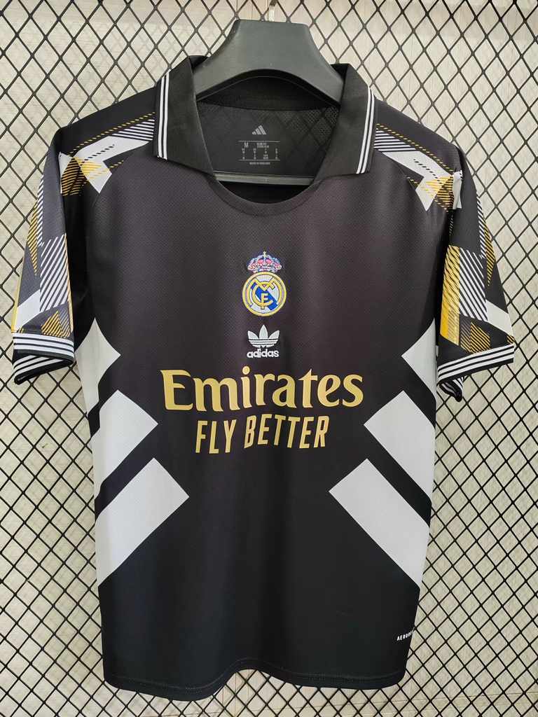 2025 Real Madrid Special Edition Black S~4XL 2025 皇马 特别版 黑色 S~4XL