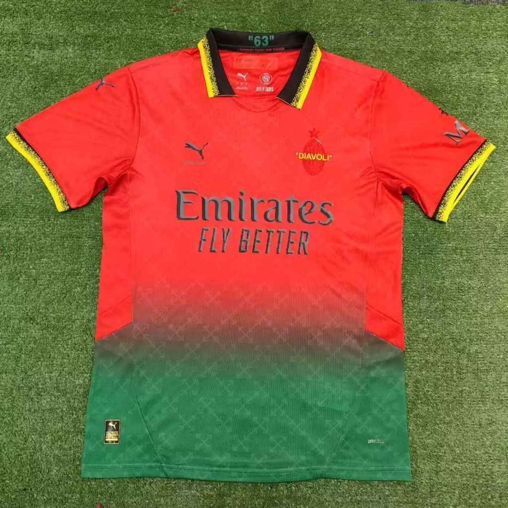 25 26 AC Milan Red Green Special Edition 25 26 AC米兰 红绿色 特别版