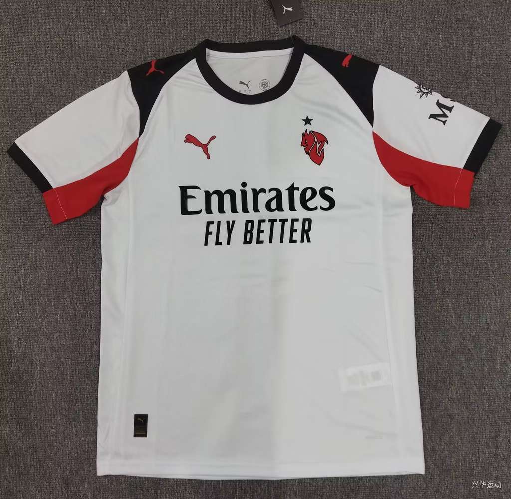25 26 AC milan away S-4XL 25 26 AC米兰 客场 S-4XL