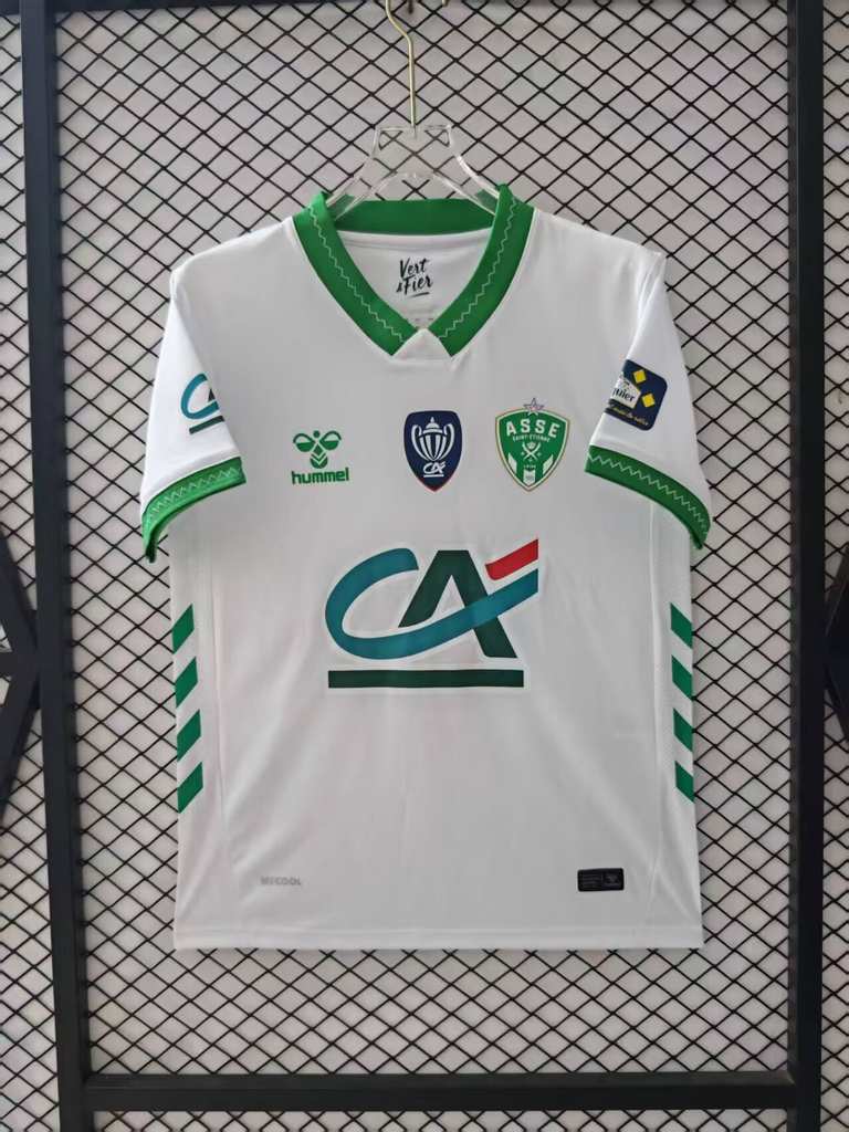 25 26 AS Saint-Étienne white 2026 圣艾蒂安 白色 S-4XL