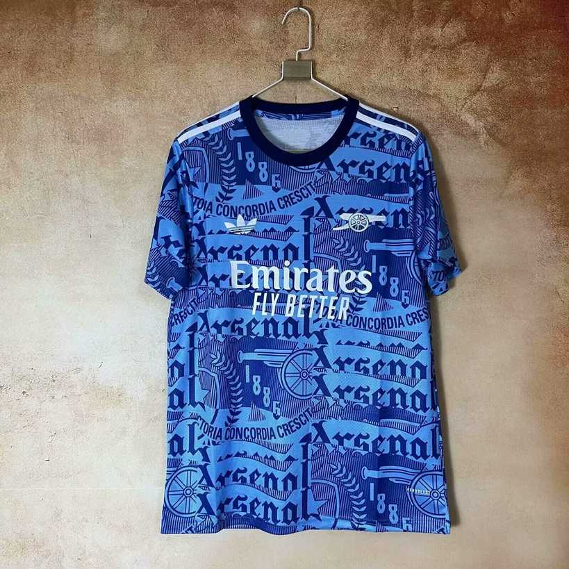 25 26 Arsenal Blue Clover S-2XL 25 26 阿森纳 蓝色 三叶草 S-2XL