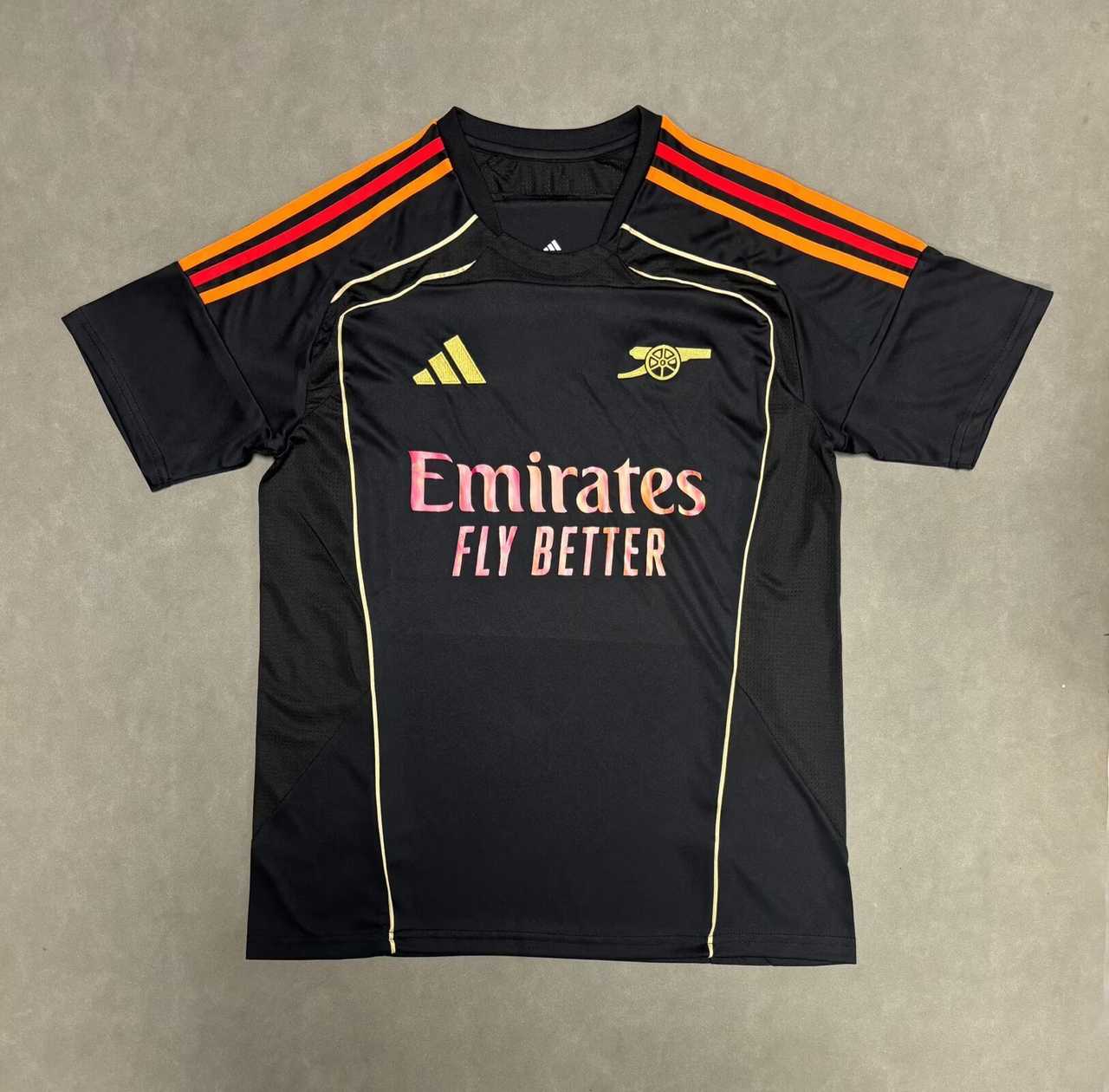 25 26 Arsenal Collaboration Black S~4XL 25 26 阿森纳 联名款 黑色 S~4XL