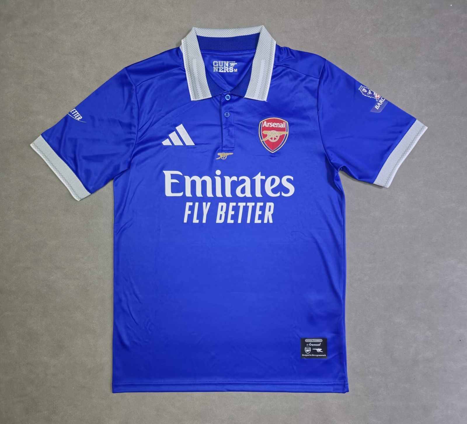 25 26 Arsenal Polo Blue S-2XL 25 26 阿森纳 Polo衫 蓝色 S-2XL