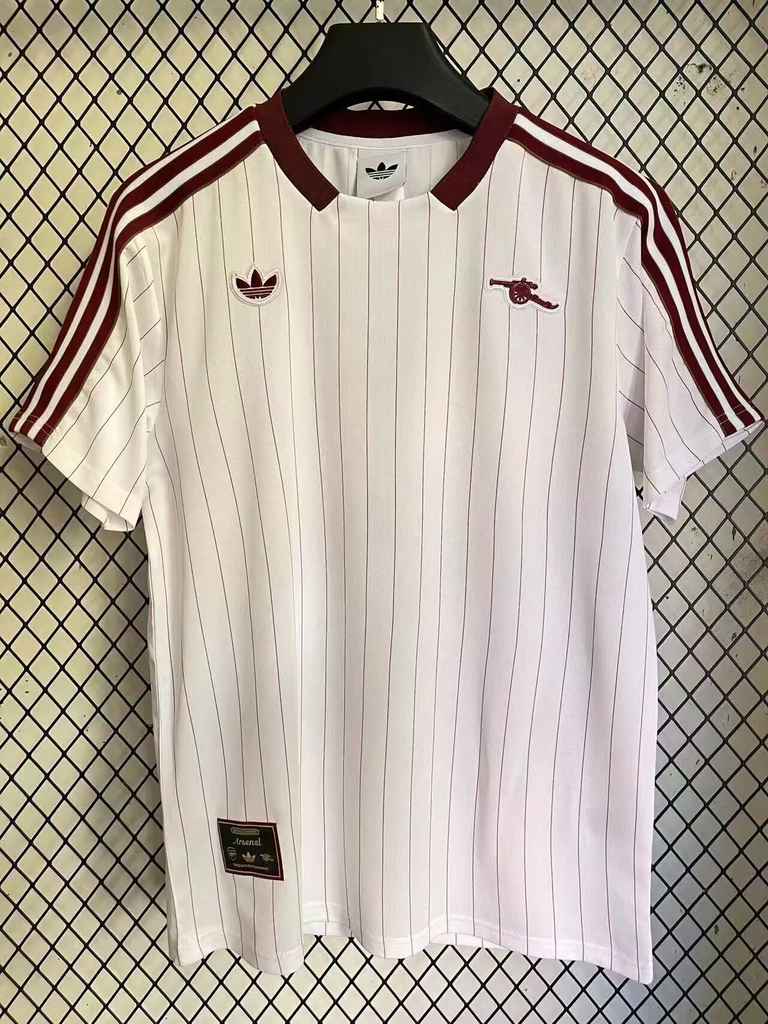 25 26 Arsenal Retro Edition White S-4XL 25 26 阿森纳 复古版 白色 S-4XL