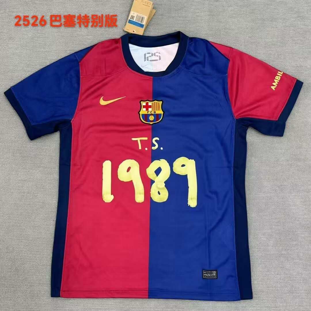 25 26 Barcelona Home Game 1989 Signed Edition 25 26 巴萨 主场 1989签名版