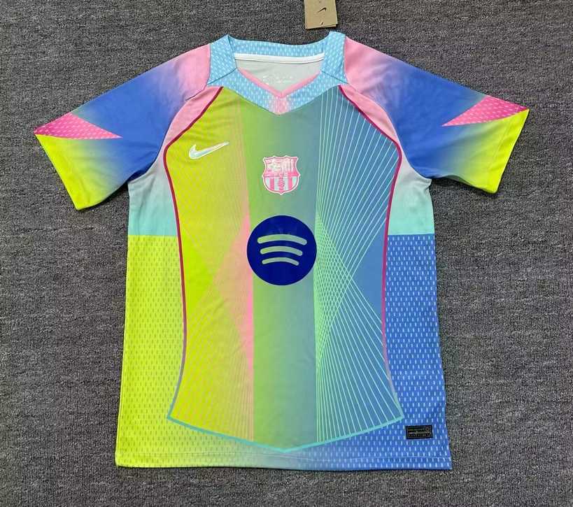 25 26 Barcelona Special Edition Fluorescent Green S-4XL 25 26 巴萨 特别版 荧光绿 S-4XL