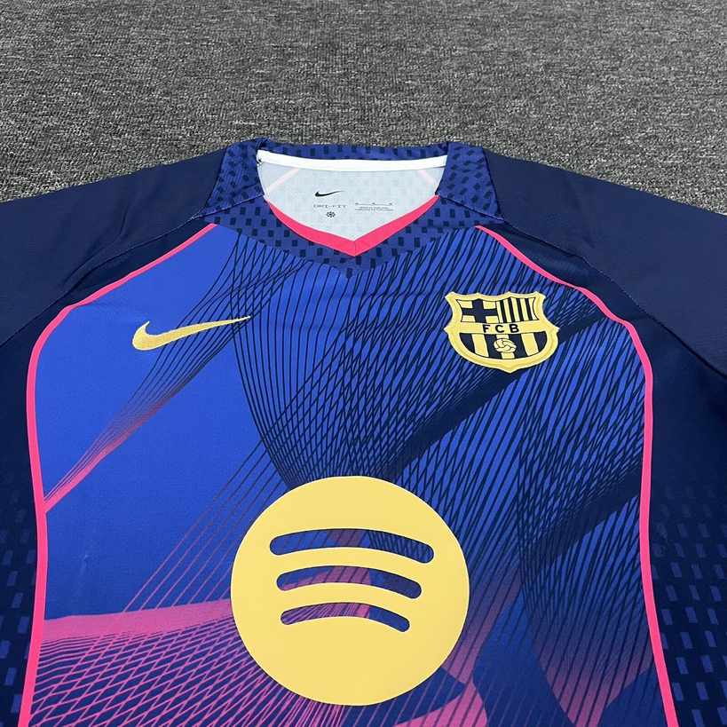25 26 Barcelona training jersey deep blue S-XXL 25 26 巴萨 训练球衣 深蓝 S-XXL