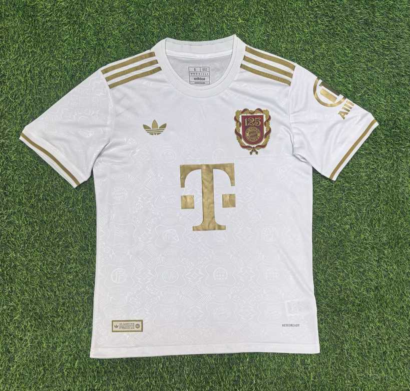 25 26 Bayern 125th Anniversary White S-4XL 25 26 拜仁 125周年 白色