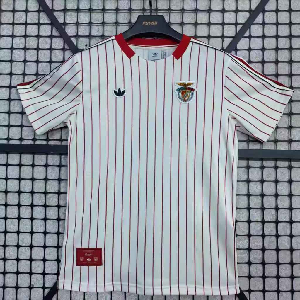 25 26 Benfica White S-2XL 25 26 本菲卡 白色 S-2XL