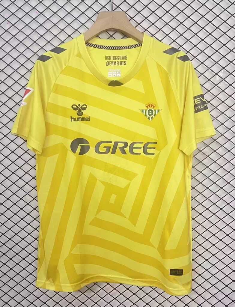 25 26 Betis Goalkeeper Yellow S-2XL 25 26 贝蒂斯 守门员 黄色 S-2XL