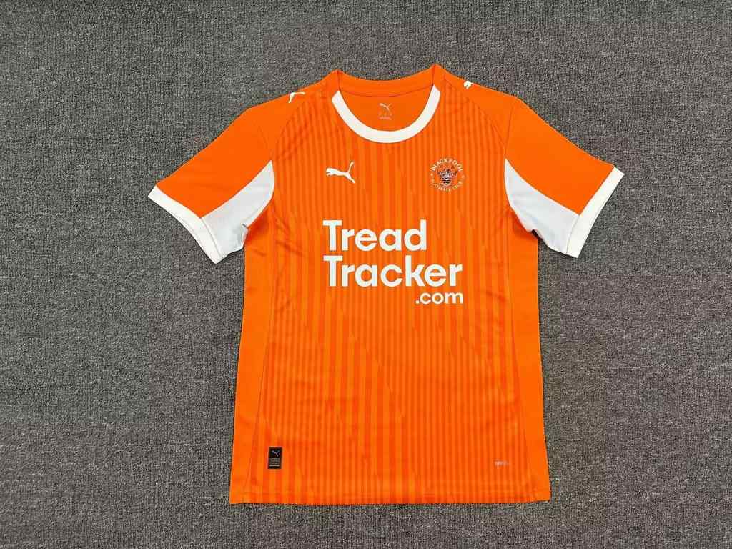 25 26 Blackpool home S-4XL 25 26 布莱克浦 主场 S-4XL
