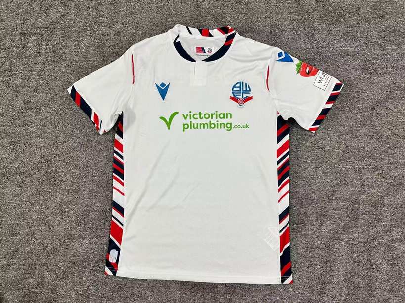25 26 Bolton Wanderers home S-4XL 25 26 博尔顿 主场 S-4XL