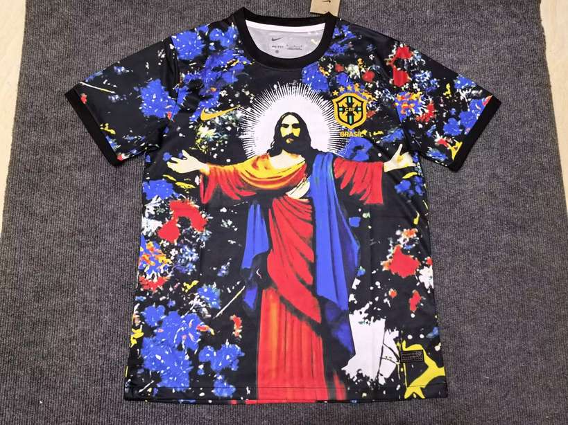 25 26 Brazil Red Jesus Edition S-XXL 25 26 巴西 红色 耶稣版 S-XXL