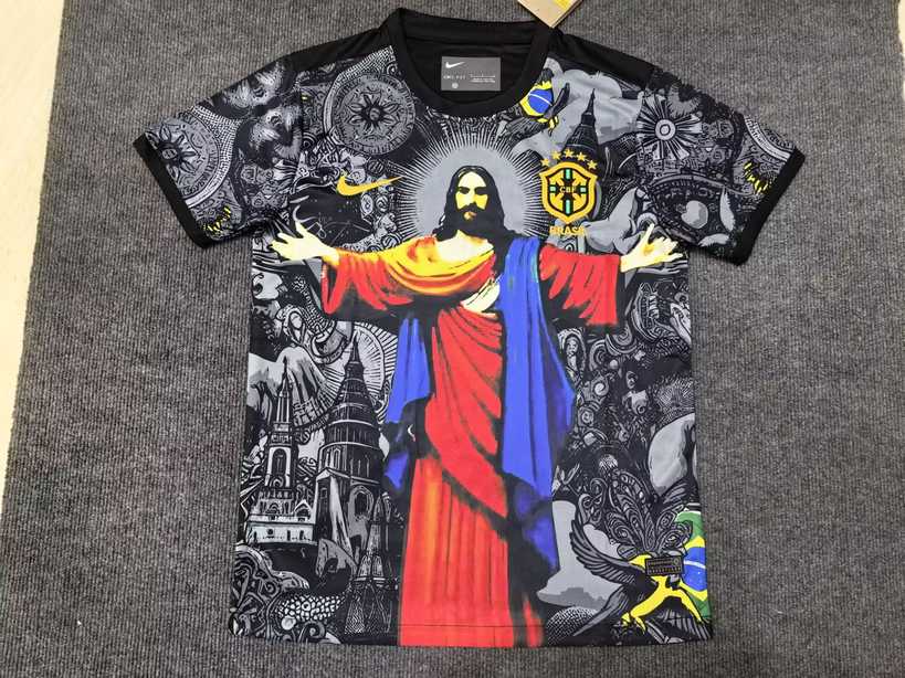 25 26 Brazil Red Jesus Edition S-XXL 25 26 巴西 耶稣版红色 S一XXL
