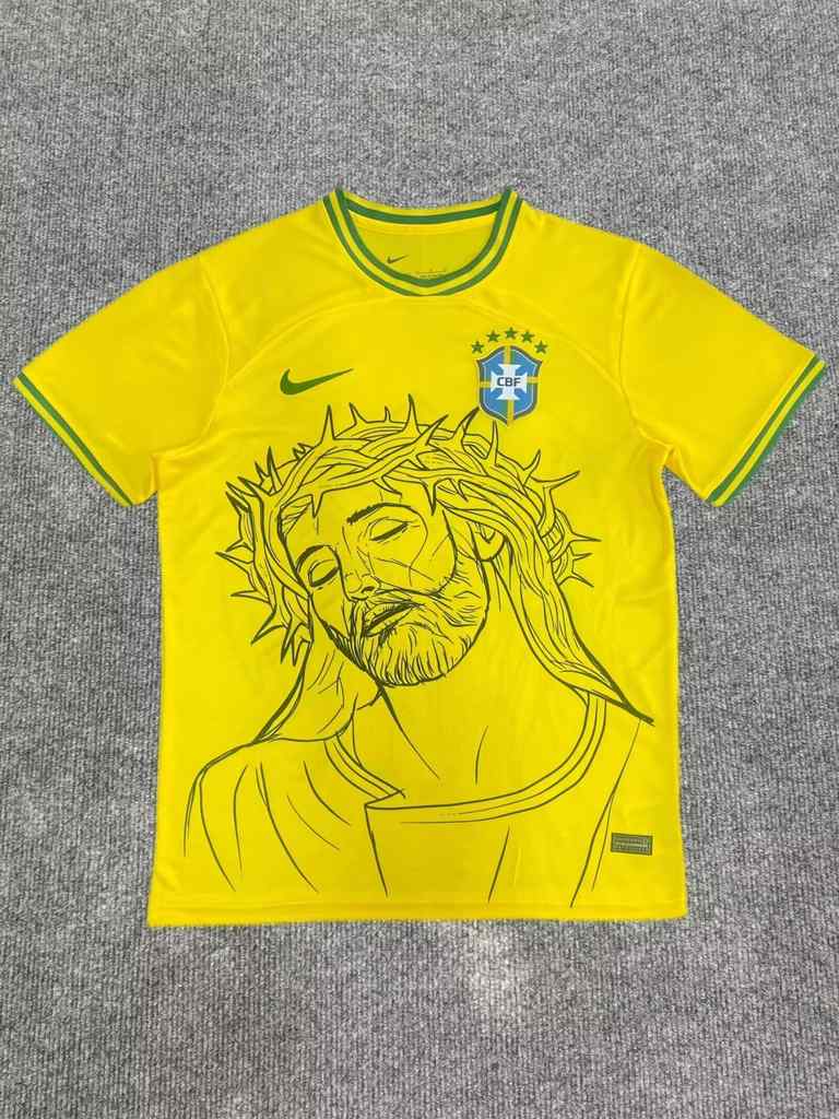 25 26 Brazil Yellow Graffiti Edition S-XXL 25 26 巴西 黄色 涂鸦版 S-XXL