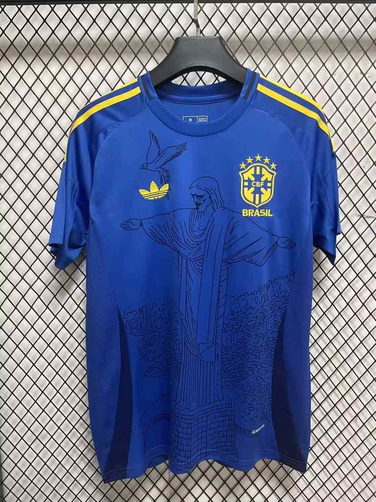 25 26 Brazil blue T-shirts size S-4XL 25 26 巴西