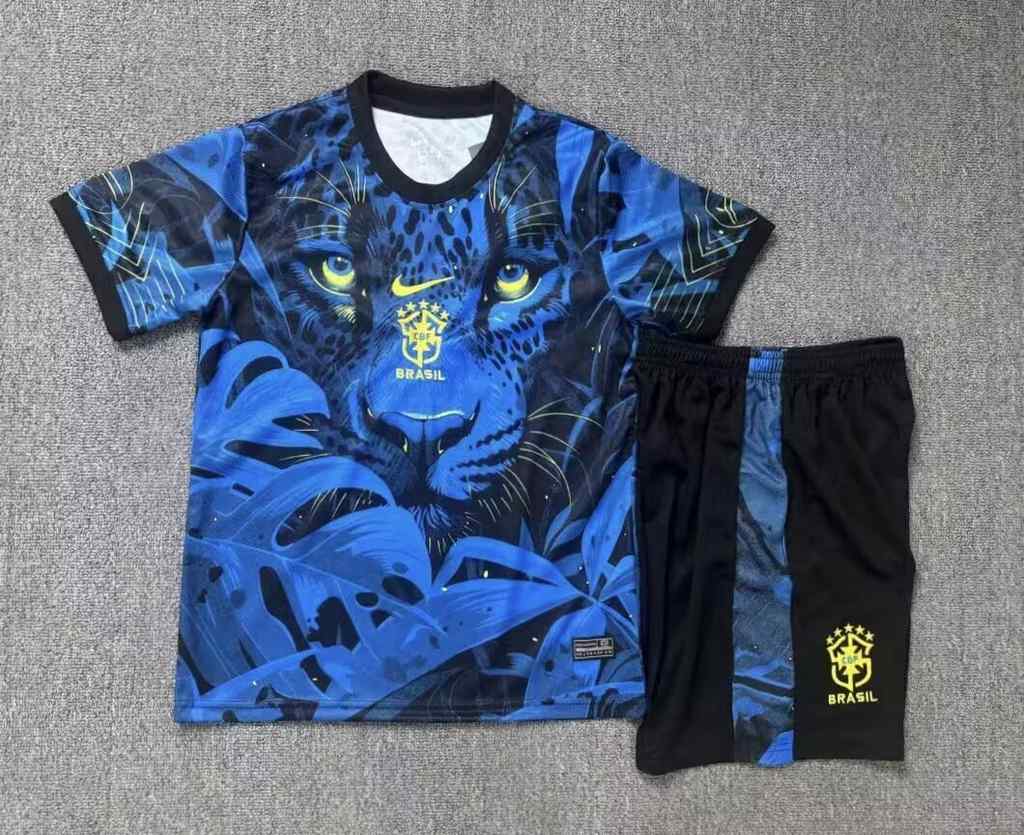 25 26 Brazil special version kid kits 25 26 巴西 豹子 儿童套装