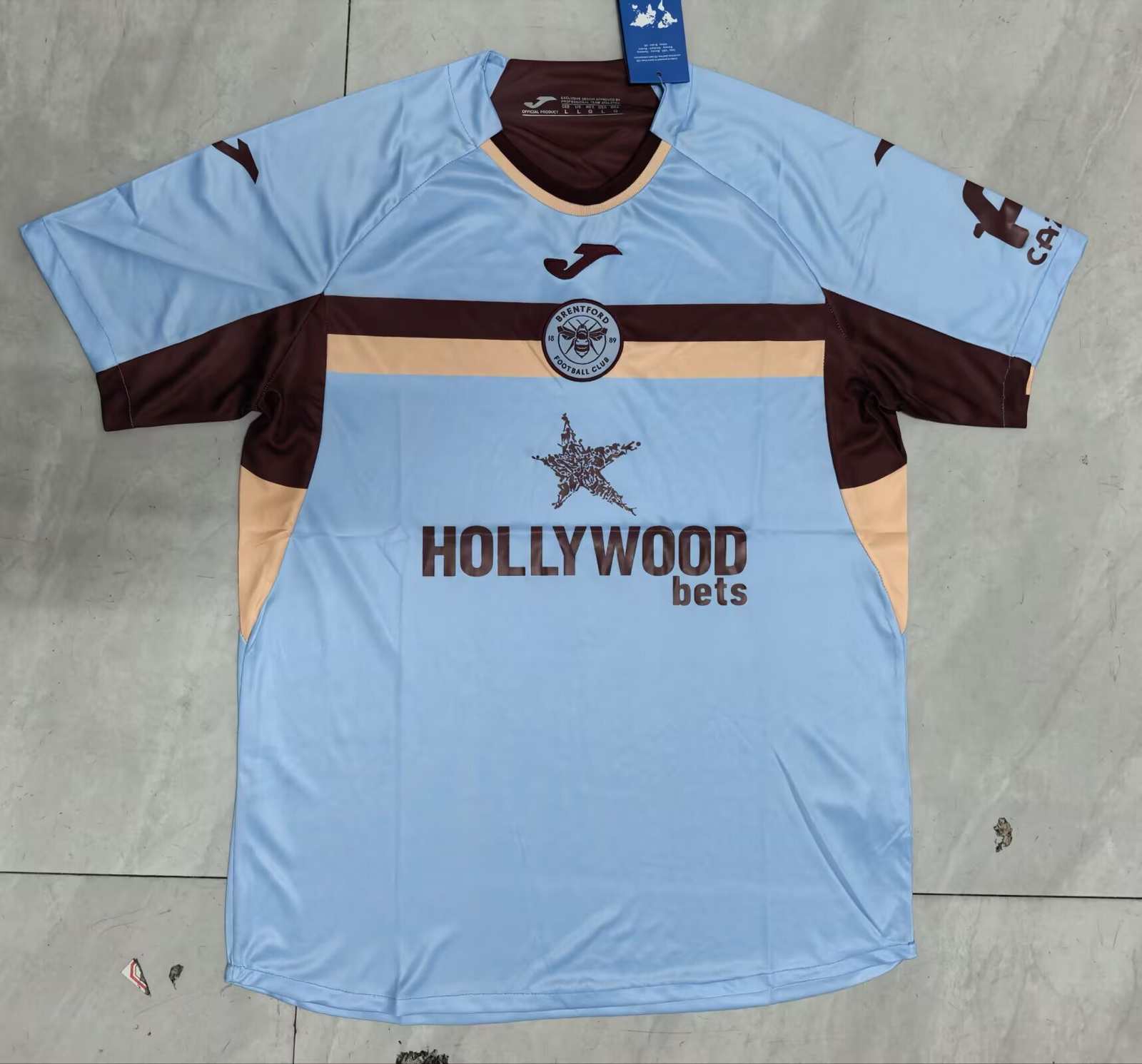 25 26 Brentford third away S-4XL 25 26 布伦特福德 二客 S-4XL