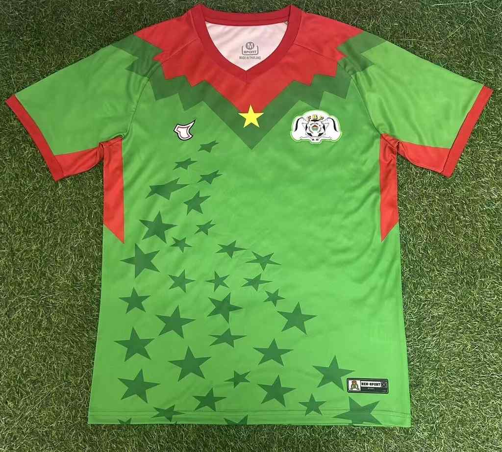 25 26 Burkina Faso Red Green S-2XL 25 26 布基法索 红绿色