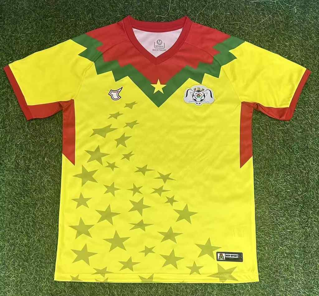 25 26 Burkina Faso Yellow S-2XL 25 26 布基法索 黄色