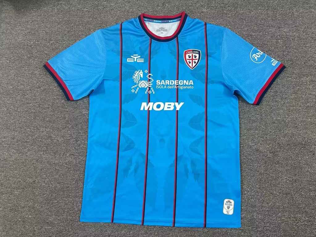 25 26 Cagliari third away 25 26 卡利亚里 二客 S-4XL