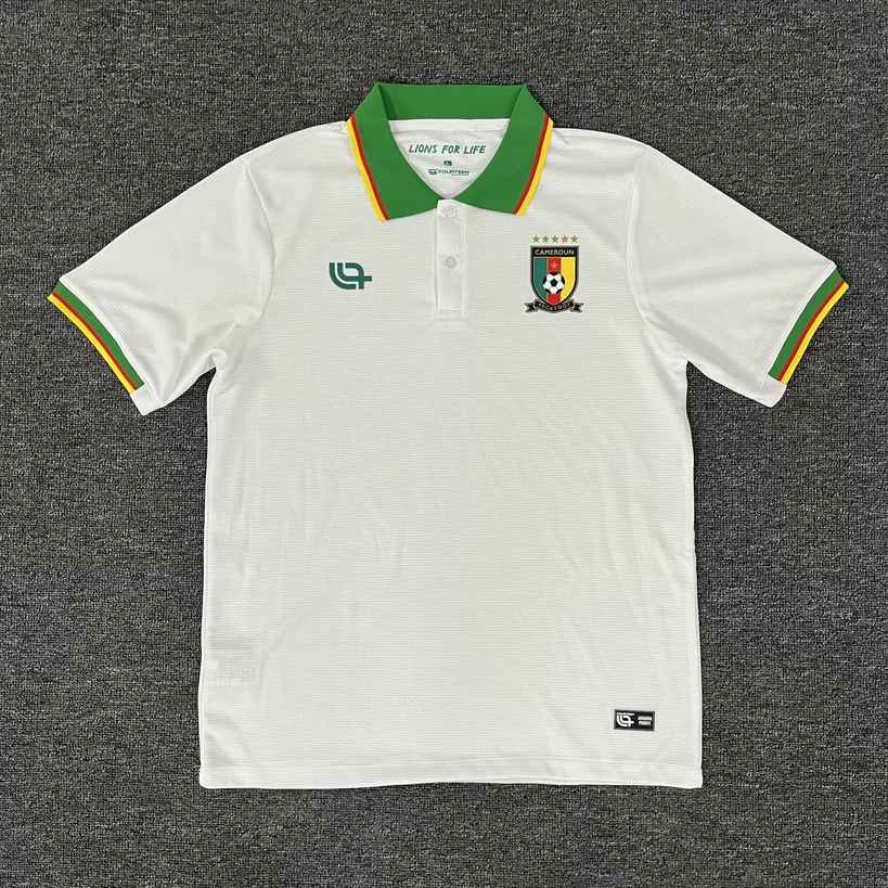 25 26 Cameroon POLO shirt white 25 26 喀麦隆 POLO衫 白色