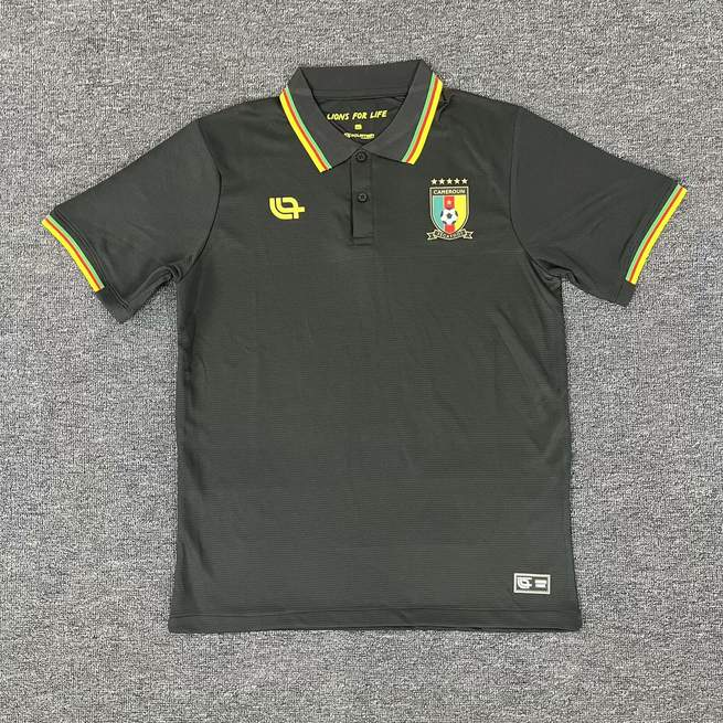 25 26 Cameroon Polo Shirt Black 25 26 喀麦隆 POLO衫 黑色