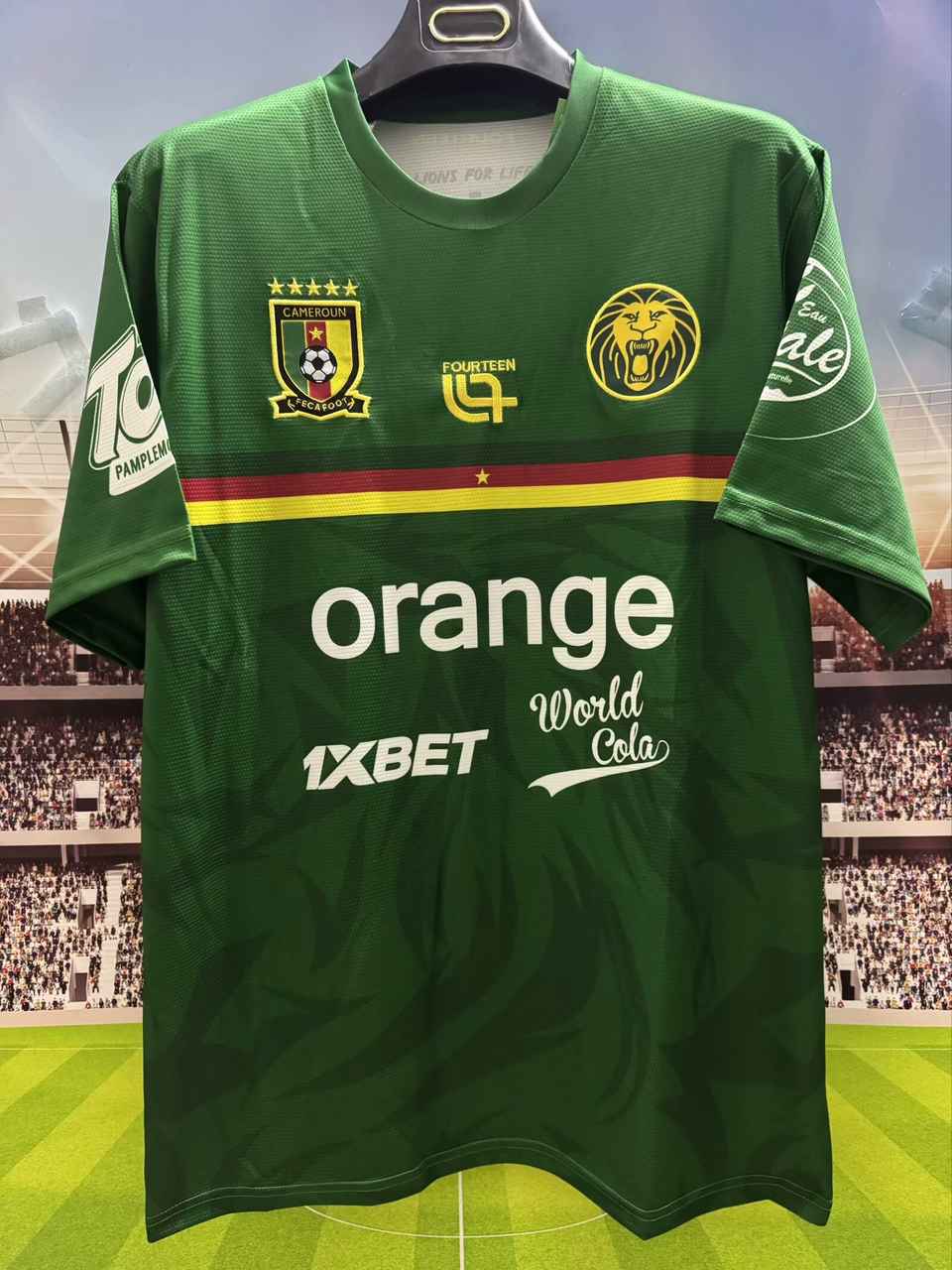 25 26 Cameroon training shirt green S-XXL 25 26 喀麦隆 训练球衣 绿色 S-2XL