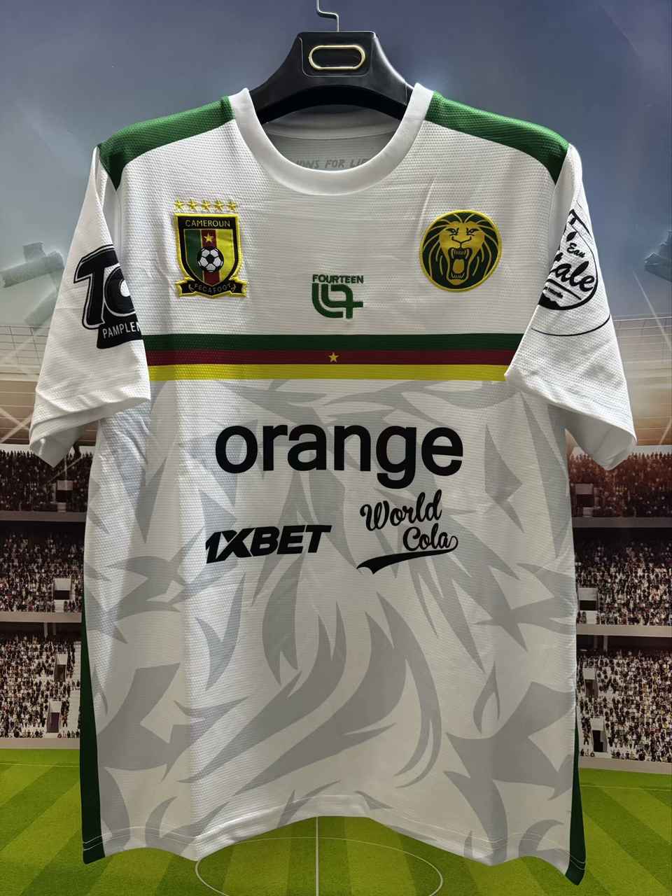 25 26 Cameroon training shirt white S-XXL 25 26 喀麦隆 训练球衣 白色 S-2XL