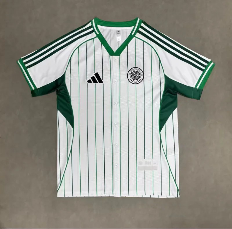 25 26 Celtic Baseball jersey size S-4XL 25 26 凯尔特人 棒球服