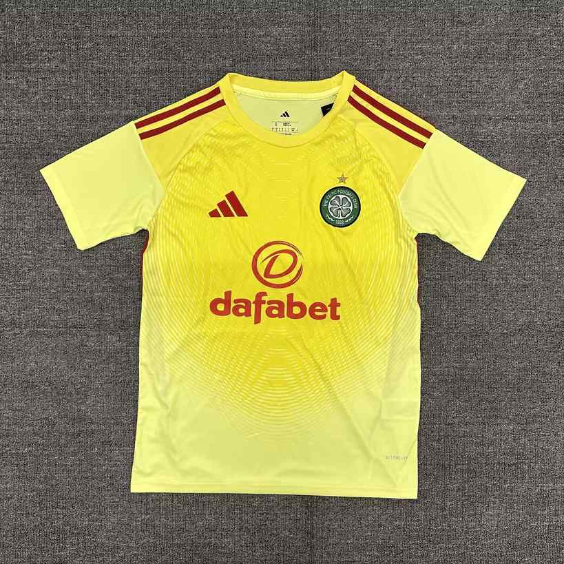 25 26 Celtic Yellow Goalkeeper S-2XL 25 26 凯尔特人 黄色 门将 S-2XL
