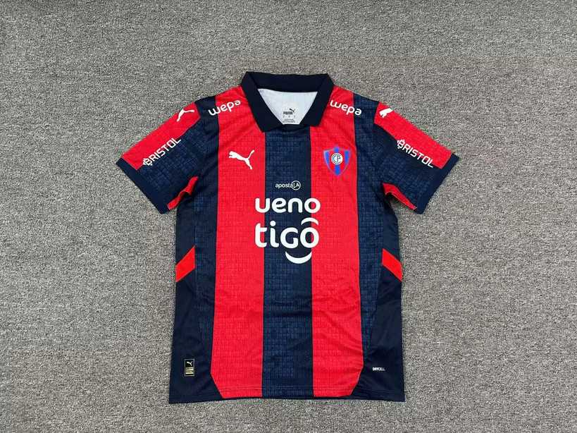 25 26 Cerro Porteño home size S-4XL 25 26 波特诺山丘 主场