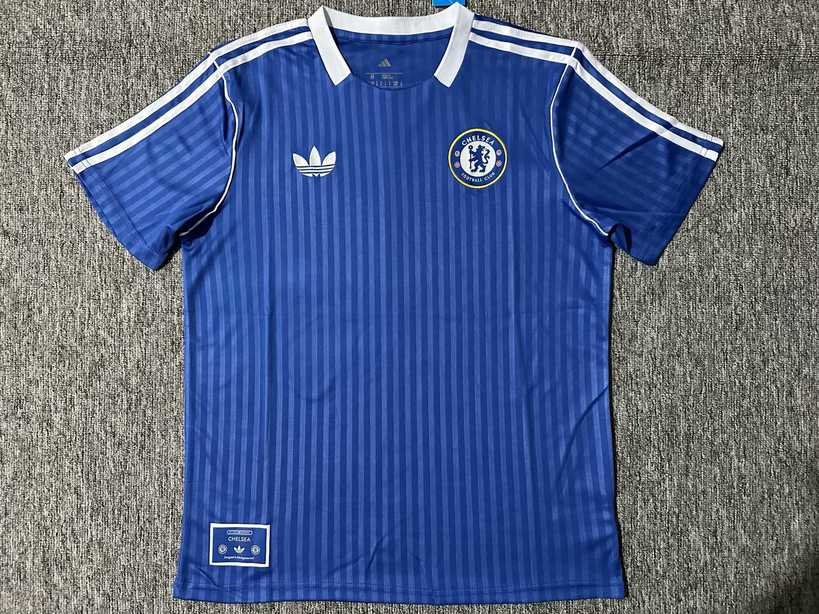 25 26 Chelsea blue classic T-shirt size S-4XL 25 26 切尔西 复古 T恤