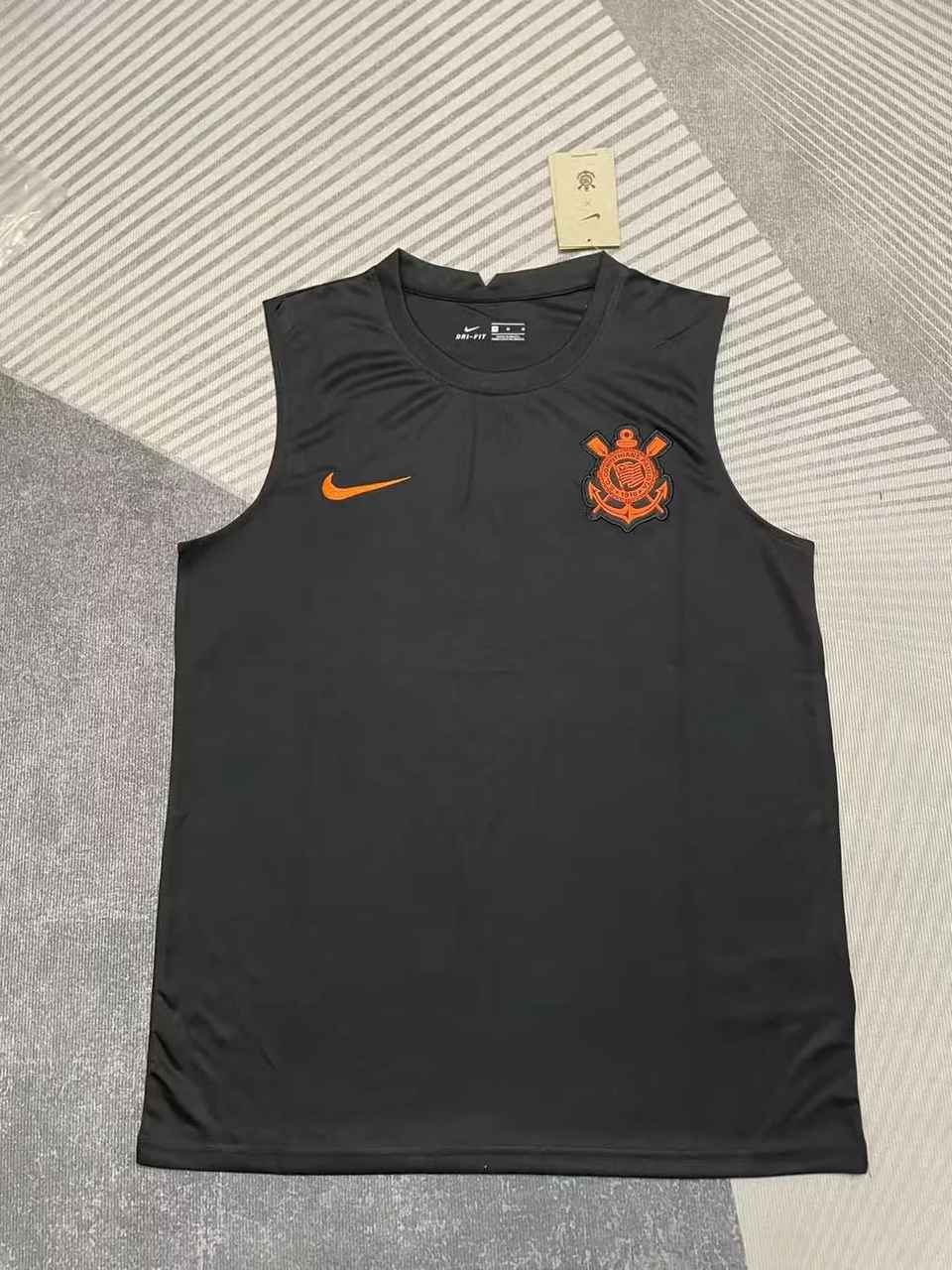 25 26 Corinthians black training vest size S-XXL 25 26 科林蒂安 训练背心