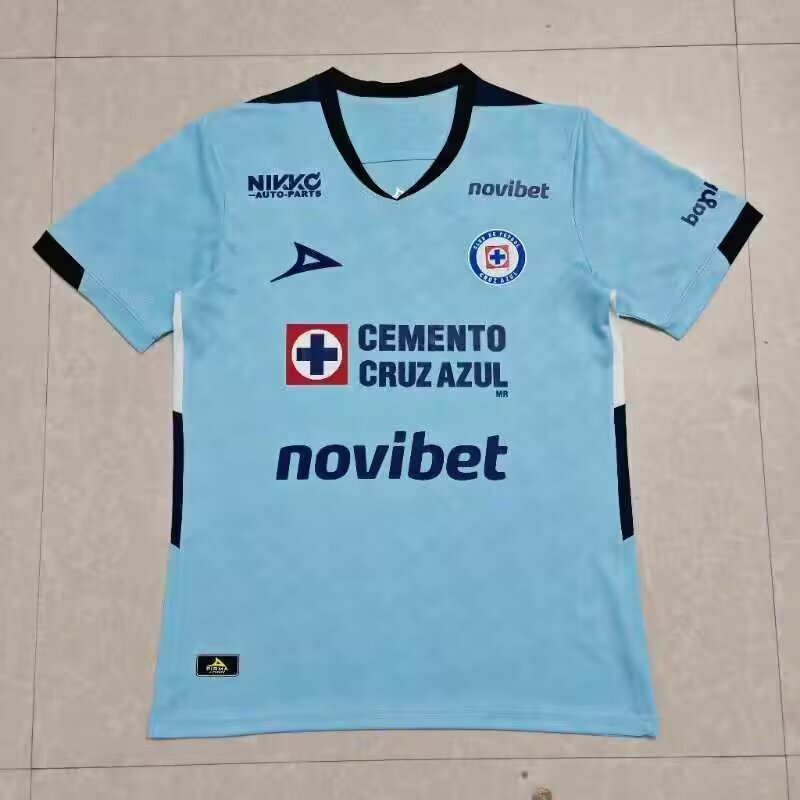 25 26 Cruz Azul goalkeeper blue 25 26 蓝十字 守门员 蓝色 S-4XL