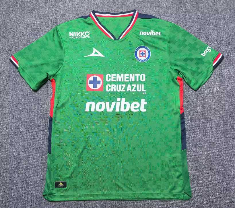 25 26 Cruz Azul goalkeeper player version 25 26 蓝十字 守门员 S~3XL