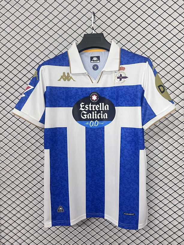25 26 Deportivo La Coruna home S-4XL 25 26 拉科鲁尼亚 主场 S-4XL