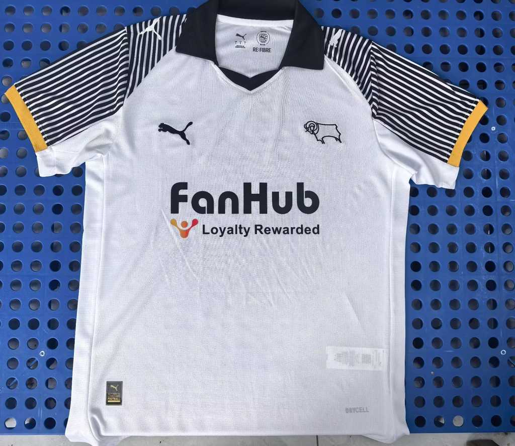 25 26 Derby County home S-4XL 25 26 德比郡 主场