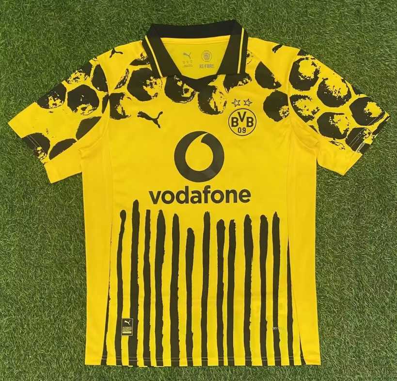 25 26 Dortmund home black sponsors 25 26 多特蒙德 主场 黑赞助商