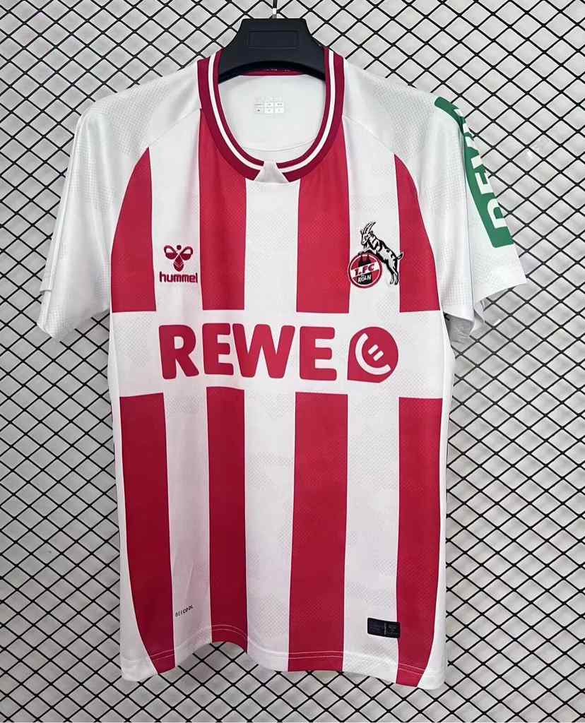 25 26 FC Köln home 25 26 科隆 主场 S-4XL