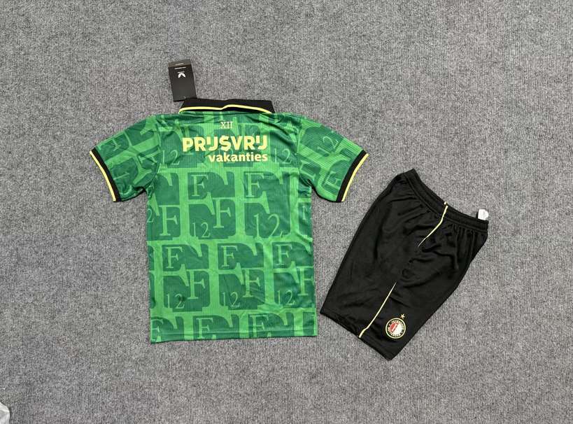 25 26 Feyenoord 3 Away Kids Kit 25 26 费耶诺德 3 客场 孩子套装