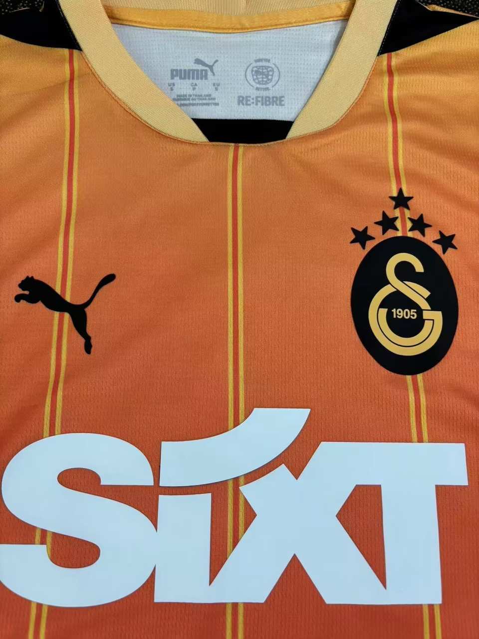 25 26 Galatasaray special version orange size S-4XL 25 26 加拉塔萨雷 特别版