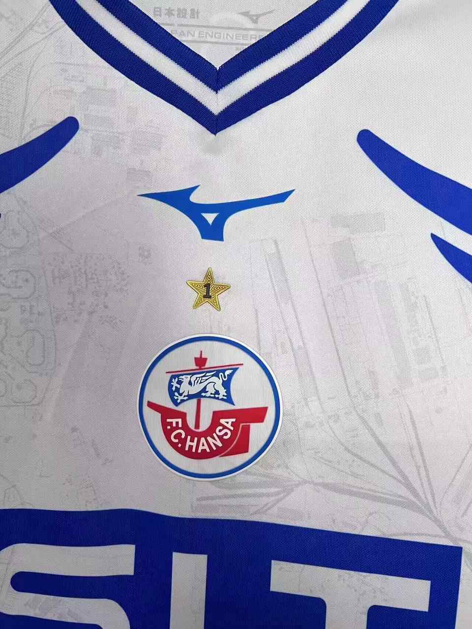 25 26 Hansa Rostock away S-4XL 25 26 汉莎罗斯托克 客场 S-4XL