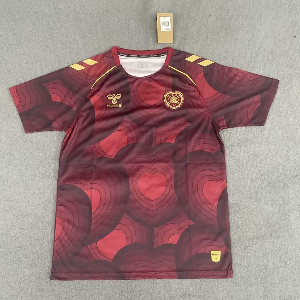 25 26 Heart of Midlothian red 25 26 中洛锡安 红色 S-XXL