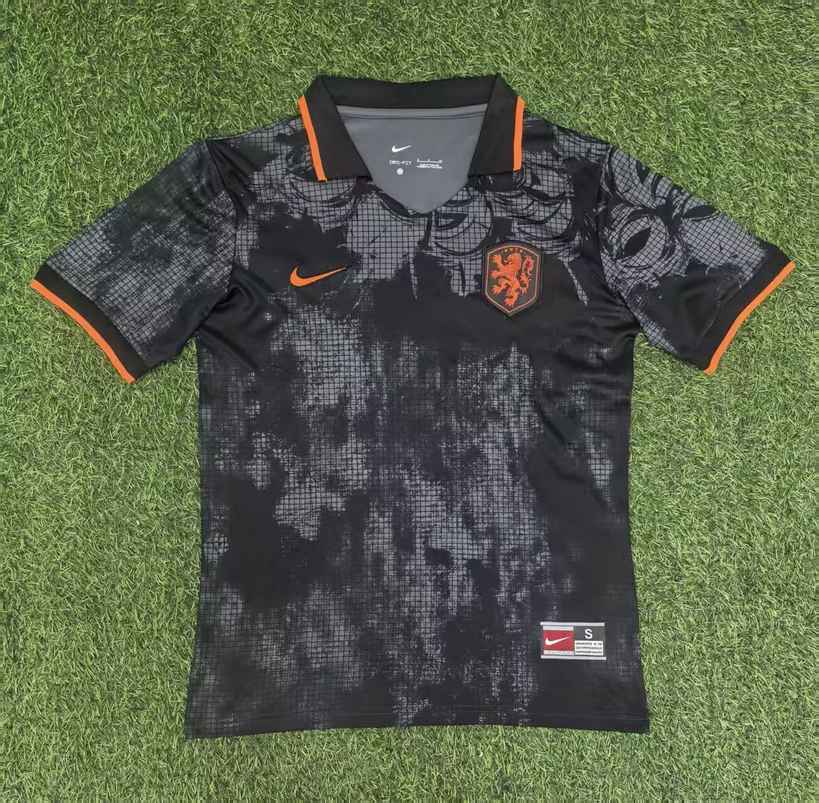 25 26 Holland Netherlands Grey Black Special Edition 25 26 荷兰 灰黑色 特别版
