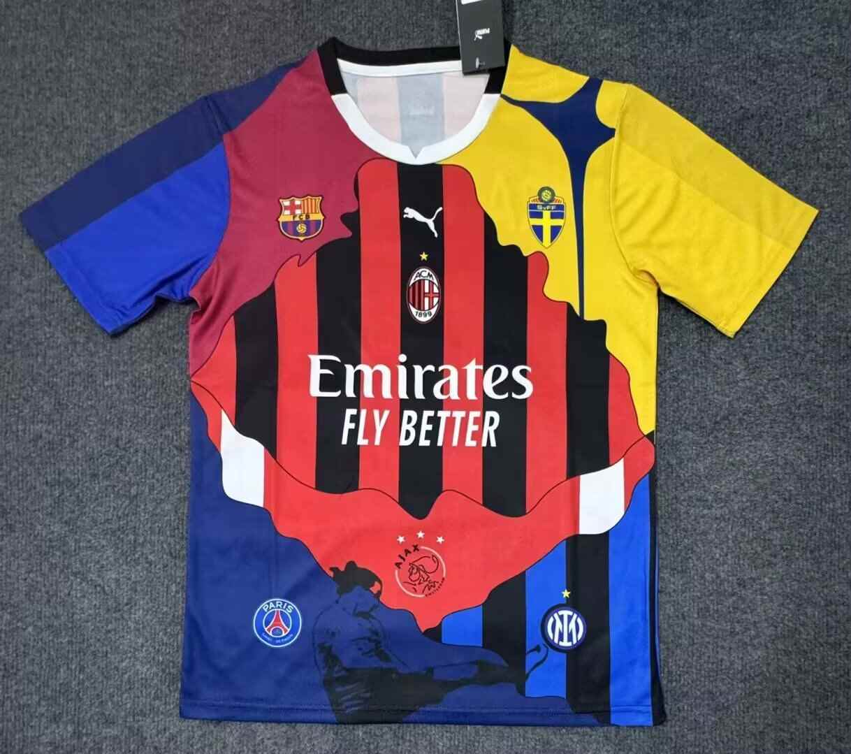 25 26 Ibrahimovic commemorative edition S~4XL 25 26 伊布 纪念版 S~4XL