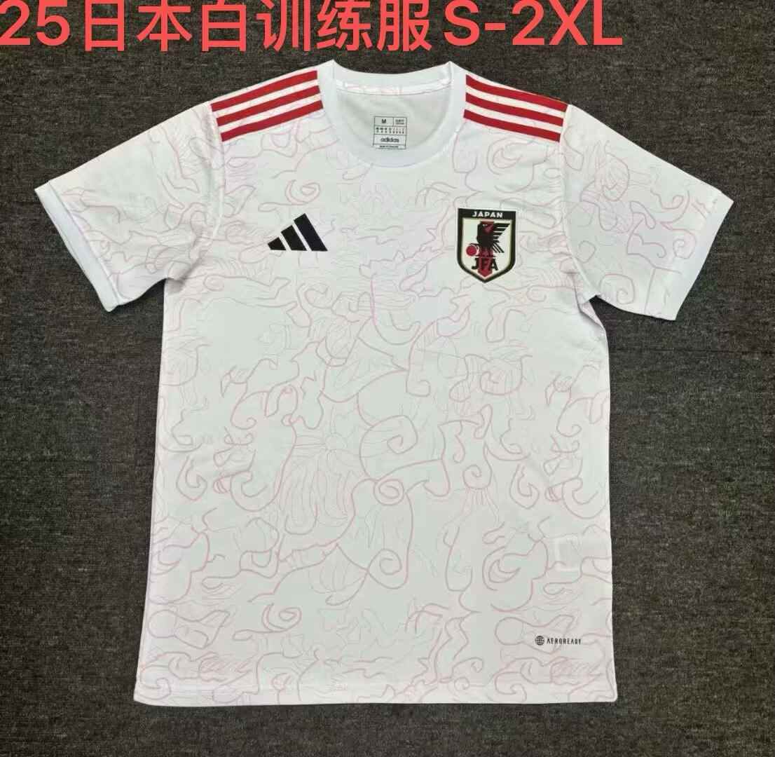 25 26 Japan white training S-2XL 25 26 日本 白色 训练