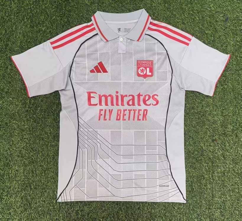 25 26 Lyon third away S-2XL 25 26 里昂 二客 S-2XL