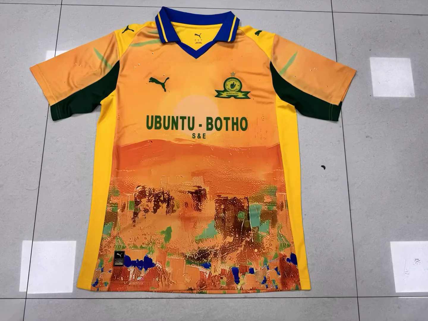 25 26 Mamelodi Sundowns yellow size S-4XL 25 26 马梅洛迪 黄色